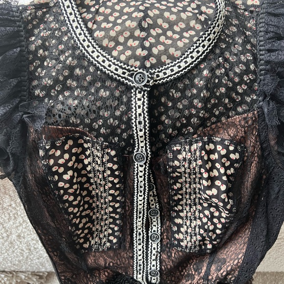 Pristine condition dress - Bryan Lars Allusione Sheath black 0 PETITE with tie - Picture 9 of 14